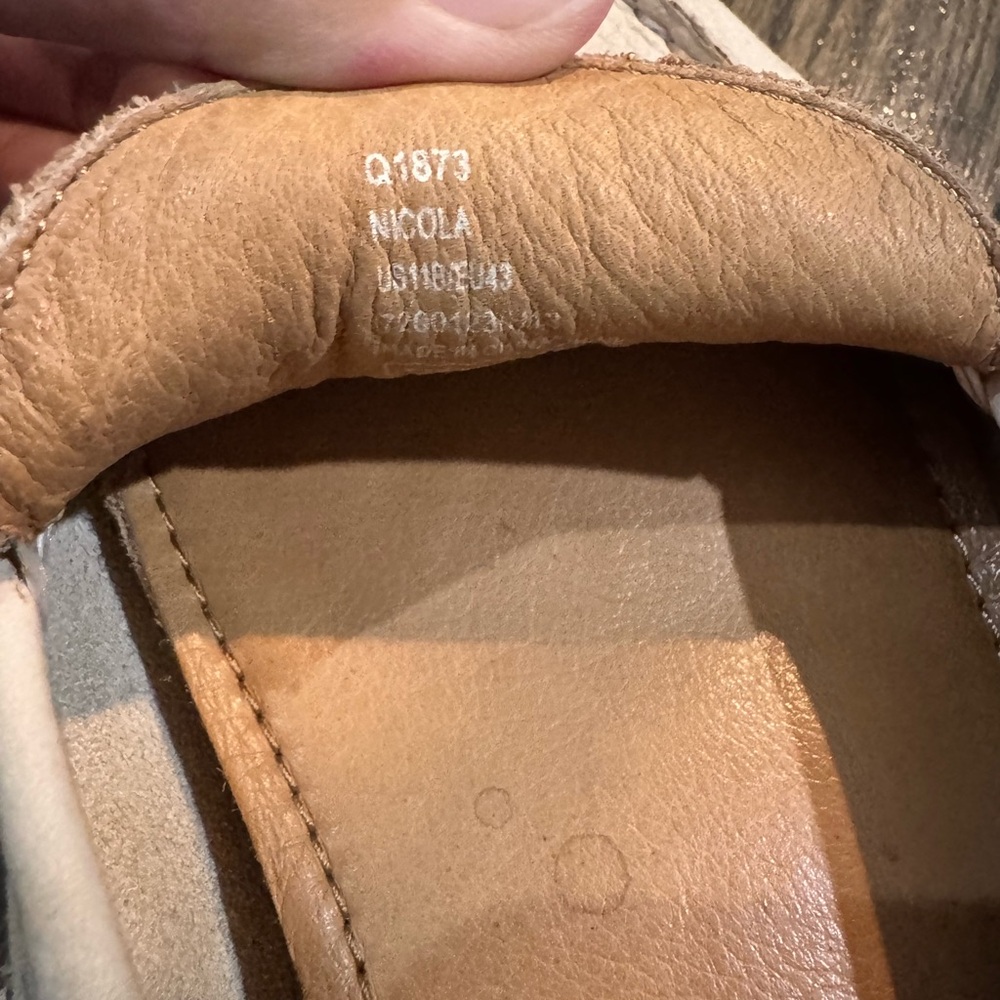 Coach Cappuccino Leather Nicola Loafers Women's Size 11 new - Picture 7 of 7